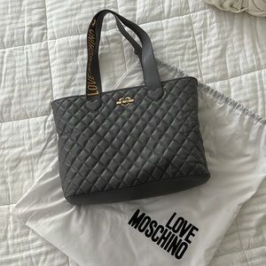 Gray Love Moschino Bag